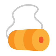 Dhol Vector Flat Icon Design