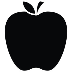 Healthy Apple Vector Icon Stock Illustration