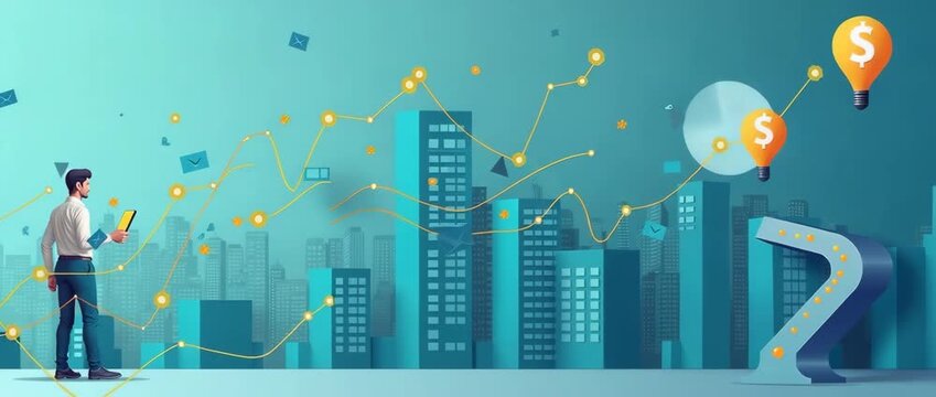 A visually appealing artistic depiction of the personal loan disbursement process using leading lines to draw attention to key steps and ample copy space for annotations.