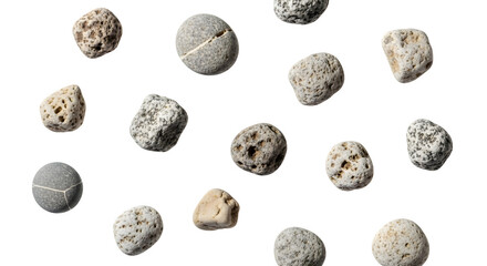 Pumice Stones Floating, isolated on transparent background