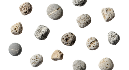 Pumice Stones Floating, isolated on transparent background