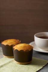 ケーキマフィン　アメリカの焼き菓子のイメージ