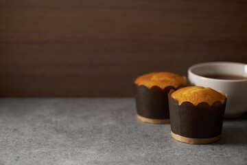 ケーキマフィン　アメリカの焼き菓子のイメージ