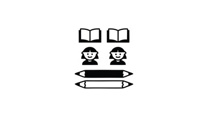 Cute and colorful academic infographic featuring floating books and a pencil perfect for educational presentations study materials or back to school promotions