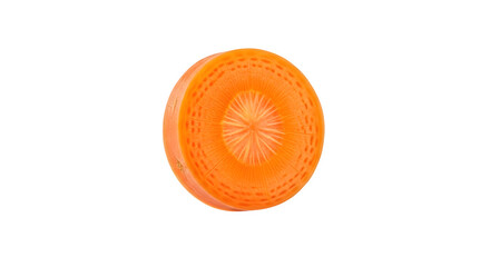 Carrot Slice, isolated on transparent background
