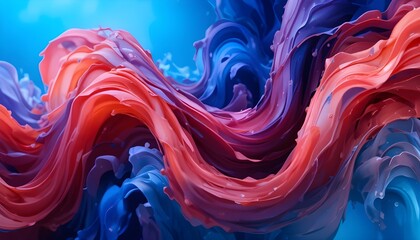 Artistic hand-painted multi-layered dark blue textured background with rich depth and strokes