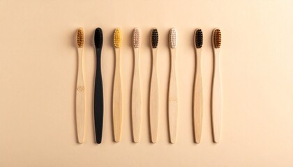 Variety of Eco-Friendly Bamboo Toothbrushes for Sustainable Oral Hygiene