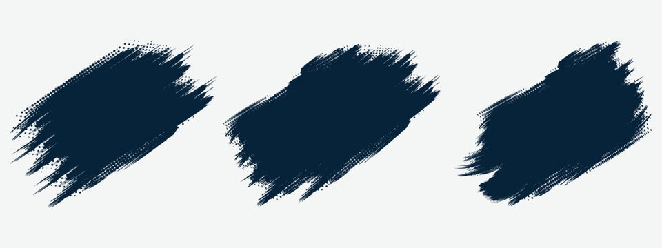 Vector brush stroke texture grunge halftone design banner background. vector illustration.