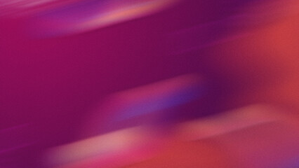 Abstract grainy gradient background with smooth magenta and orange