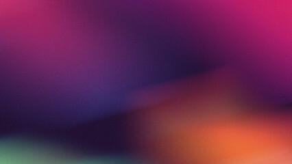 Vibrant abstract gradient with grain effect and mixed colors