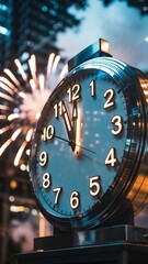 Countdown Clock with Fireworks