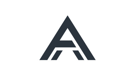 A stylized, geometric letter 