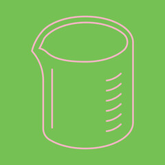 Beaker icon desigbn
