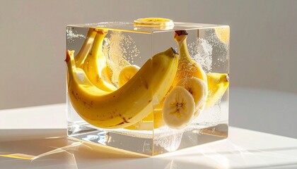 Perfect Foods, Fruits, Drinks, and Vegetables Iced Box Showcase for website and social media promotions