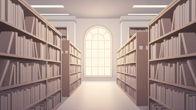 A bright, creative education design concept featuring an artistic library background. Perfect for back to school, this colorful abstract collection creates a contrasting backdrop for class or business