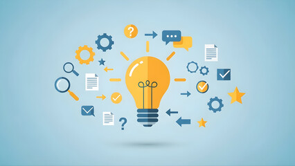 A bright, colorful abstract backdrop for a creative business design concept collection; an artistic idea for education, class, or back to school background