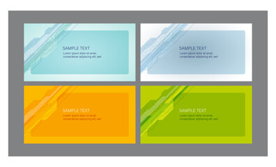 Tech Geometric Abstract Background Templates &ndash; Modern Lines, Futuristic UI Shapes and Clean Colorful Layouts.