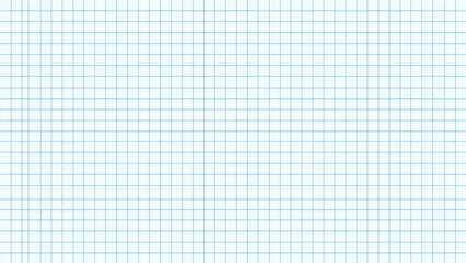 A clean, seamless background of white graph paper featuring a regular grid of light blue squares. Perfect for educational, design, or technical applications.