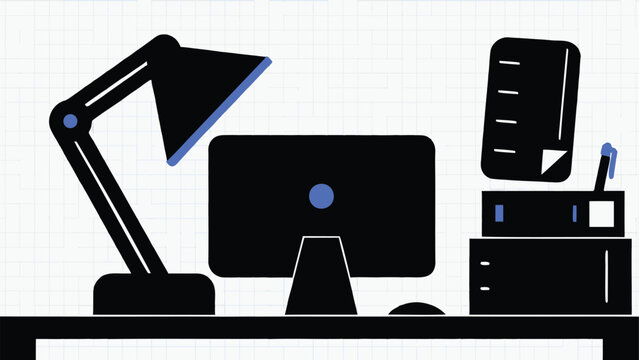 Modern sleek geometric design with clean lines and a bold abstract form suitable for branding and digital applications rendered in a sophisticated monochrome palette with vibrant color accents