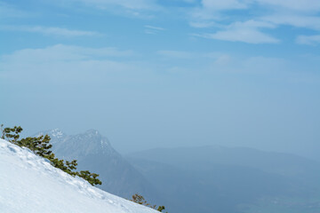 View from the Untersberg mountain near Salzburg