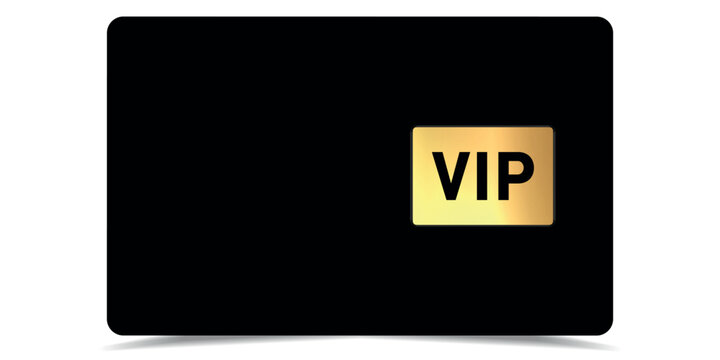 Luxury VIP card design with gold details. Exclusive membership pass template featuring premium elements and elegant border for upscale events, vip club, award, casino, certificate. Golden vector illus