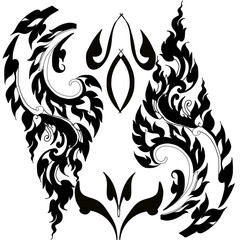  design​ line​Thai​​ Frame and​  corners​