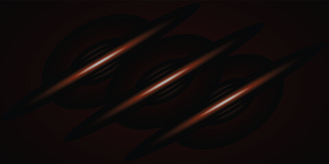 Three Dark Claw Marks with Red Highlights on a Dark Background.
