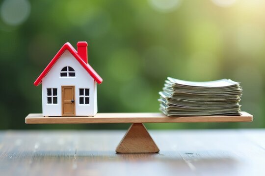 Balanced Miniature House and Money on Scale: The Interplay of Real Estate Investment and Financial Stability