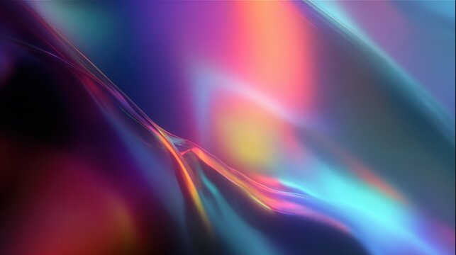 Colorful abstract fluid background with iridescent gradients and soft flowing shapes