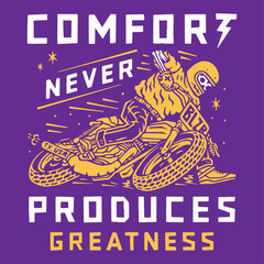 Illustration of a trail bike skull