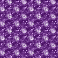 Elegant purple floral pattern for stunning textiles and backgrounds, bringing a touch of vibrant nature to your creative designs and projects