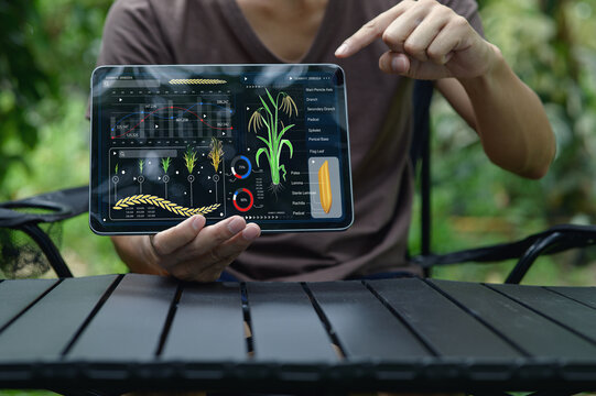 Modern Technology in Agriculture Using Graphics on Tablet Device