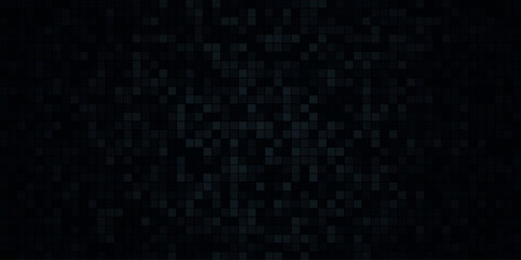 Abstract background with small squares or black gradient pixels. Minimalist and modern background concept for covers, brochures, presentations, and certificates.