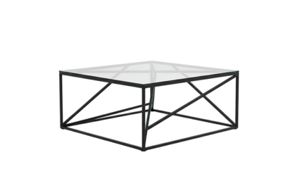 Geometric, dark grey cube with a white, grid-like top on a black background