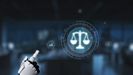 A futuristic robot illustration with speech bubbles representing various languages, showcasing advanced communication technology and multilingual capabilities. Synapse