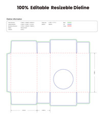 food box with window die line template box dieline packaging die lines custom dieline cardboard box dieline pizza box dieline
