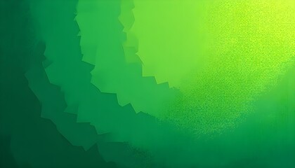 Abstract Minimal Green Gradient Background | Modern Geometric Polygon & Halftone Texture