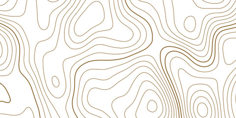 Abstract design with seamless pattern with lines topographic map. geographic mountain relief. colorful contours topography stylized height of the lines. geographic contour map paper texture. © Arte Acuático