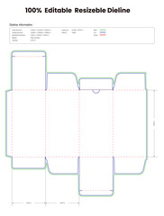 dieline template box dieline die lines packaging reverse tuck end box with a glued top closure flap custom dieline cardboard box dieline pizza box dieline printable product packaging layout,
