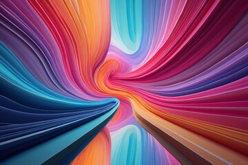 Abstract Swirling Colors - Vibrant Graphic Background