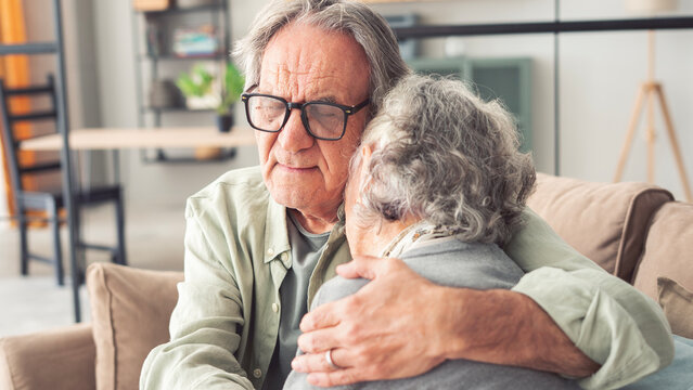 A loving hug at home