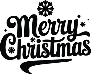 Cute Merry Christmas Doodle Style  Kids Holiday Shirt Design