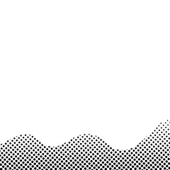 Dotted Halftone Footer