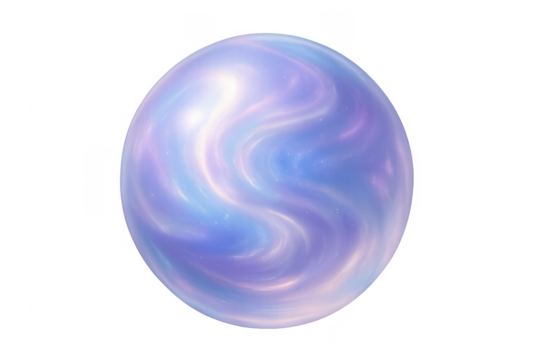 Cosmic nebula sphere representing universe and magic