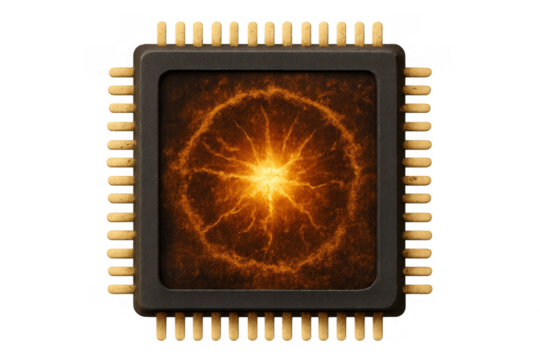 Cpu processor generating power energy artificial intelligence explosion