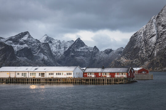 tipical houses in north of norway