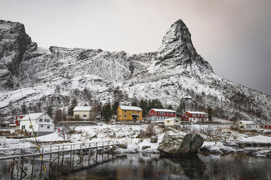 tipical houses in north of norway