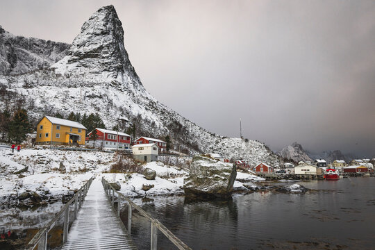 tipical houses in north of norway