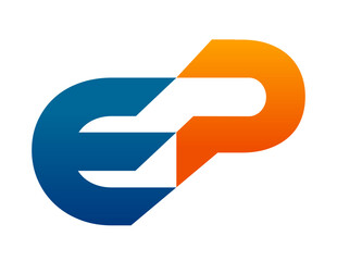 Letter ep logo,ep design initial,ep logotype, ep Vector Image