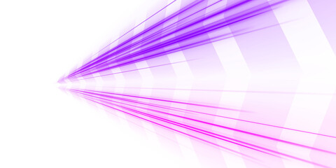 Abstract neon beams in vivid purple cut through a transparent background like rapid expressway lights. The motion feels fast and futuristic. Perfect for speed, racing, and sci-fi tech themes.